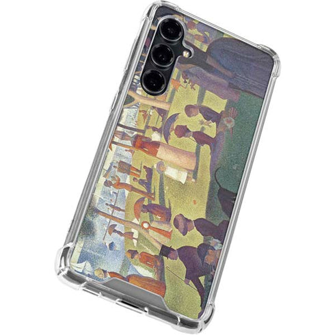 Georges Seurat Sunday Afternoon on the Island of La Grande Jatte Galaxy S23 FE Clear Case