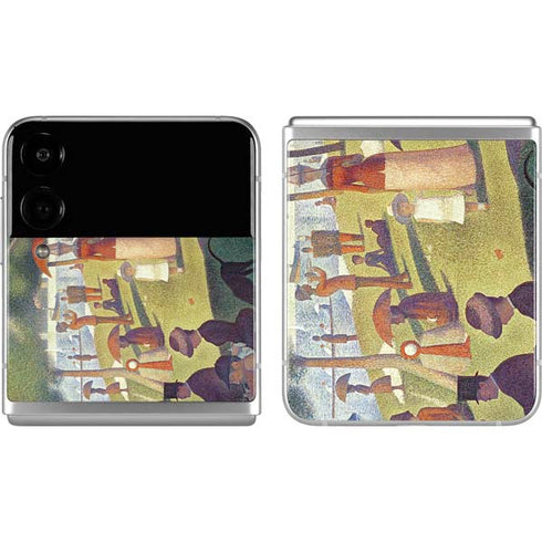 Georges Seurat Sunday Afternoon on the Island of La Grande Jatte Galaxy Z Flip4 5G Skin