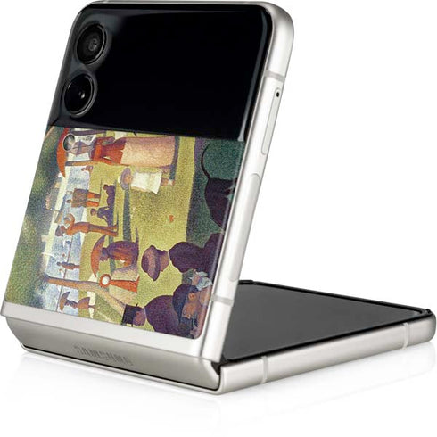 Georges Seurat Sunday Afternoon on the Island of La Grande Jatte Galaxy Z Flip4 5G Skin