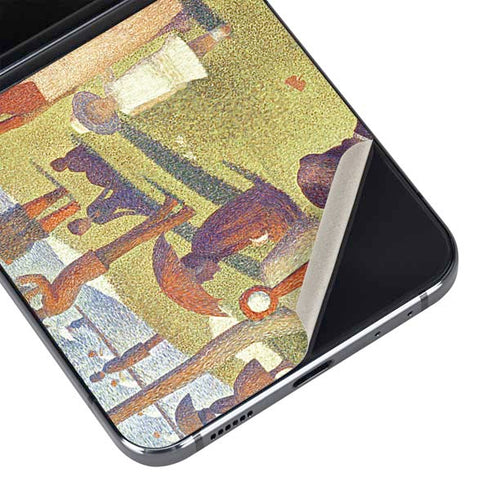 Georges Seurat Sunday Afternoon on the Island of La Grande Jatte Galaxy Z Flip5 5G Skin