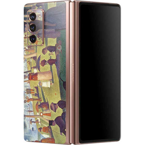 Georges Seurat Sunday Afternoon on the Island of La Grande Jatte Galaxy Z Fold2 5G Skin