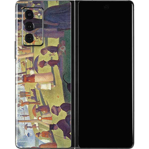Georges Seurat Sunday Afternoon on the Island of La Grande Jatte Galaxy Z Fold2 5G Skin