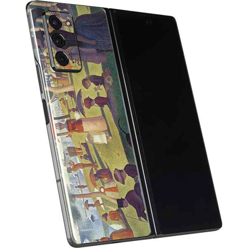 Georges Seurat Sunday Afternoon on the Island of La Grande Jatte Galaxy Z Fold2 5G Skin