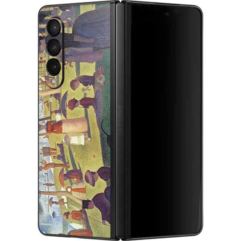 Georges Seurat Sunday Afternoon on the Island of La Grande Jatte Galaxy Z Fold3 5G Skin