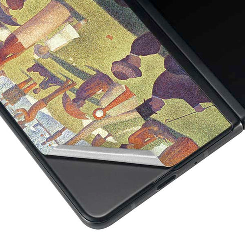 Georges Seurat Sunday Afternoon on the Island of La Grande Jatte Galaxy Z Fold3 5G Skin