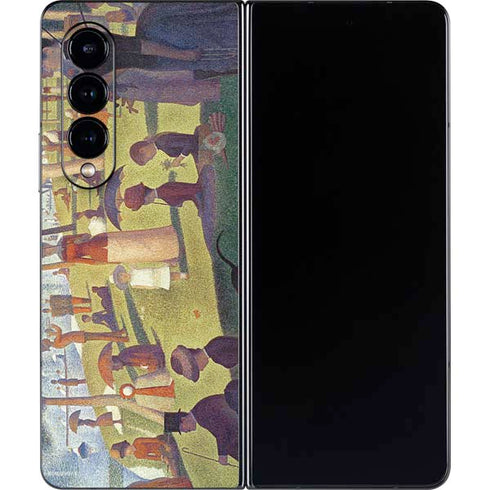 Georges Seurat Sunday Afternoon on the Island of La Grande Jatte Galaxy Z Fold4 5G Skin