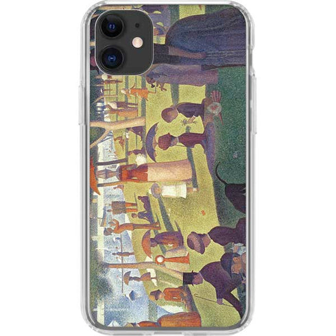 Georges Seurat Sunday Afternoon on the Island of La Grande Jatte iPhone 11 Clear Case