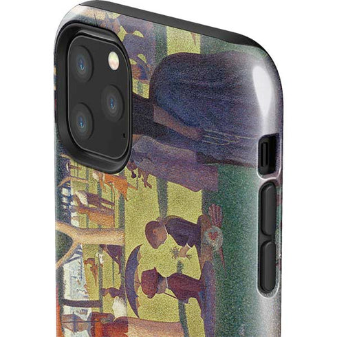 Georges Seurat Sunday Afternoon on the Island of La Grande Jatte iPhone 11 Pro Max Impact Case