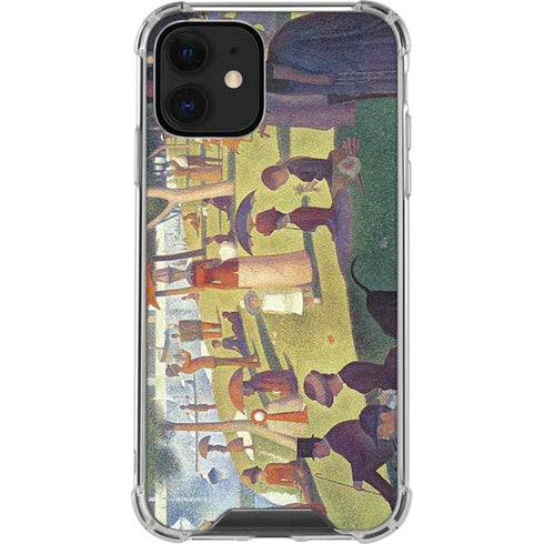 Georges Seurat Sunday Afternoon on the Island of La Grande Jatte iPhone 12 Clear Case