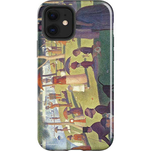 Georges Seurat Sunday Afternoon on the Island of La Grande Jatte iPhone 12 Impact Case