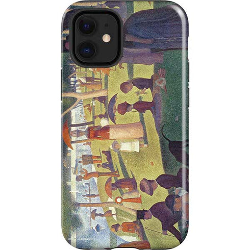 Georges Seurat Sunday Afternoon on the Island of La Grande Jatte iPhone 12 Mini Impact Case
