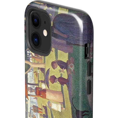 Georges Seurat Sunday Afternoon on the Island of La Grande Jatte iPhone 12 Mini Impact Case