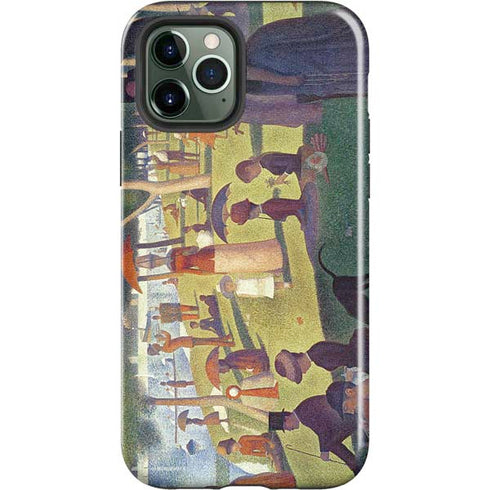 Georges Seurat Sunday Afternoon on the Island of La Grande Jatte iPhone 12 Pro Impact Case