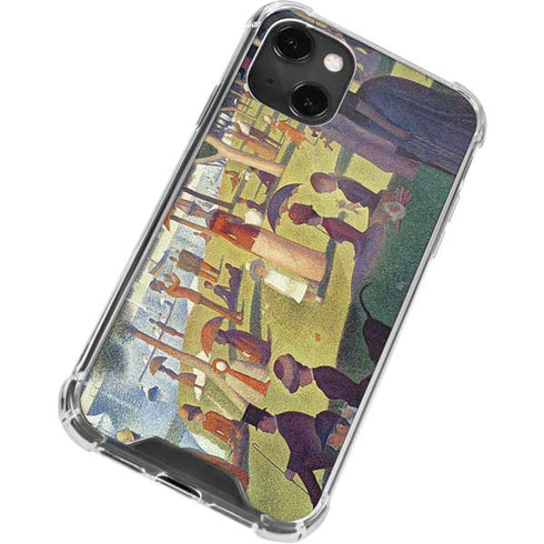 Georges Seurat Sunday Afternoon on the Island of La Grande Jatte iPhone 13 Mini Clear Case