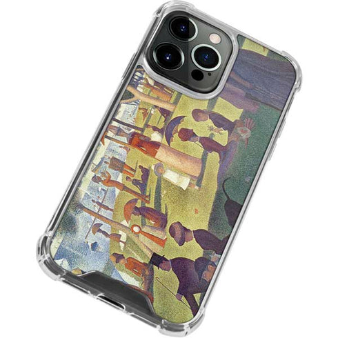 Georges Seurat Sunday Afternoon on the Island of La Grande Jatte iPhone 13 Pro Max Clear Case