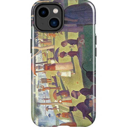 Georges Seurat Sunday Afternoon on the Island of La Grande Jatte iPhone 14 Plus Impact Case