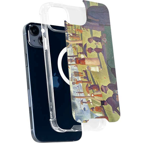 Georges Seurat Sunday Afternoon on the Island of La Grande Jatte iPhone 15 Plus MagSafe Case