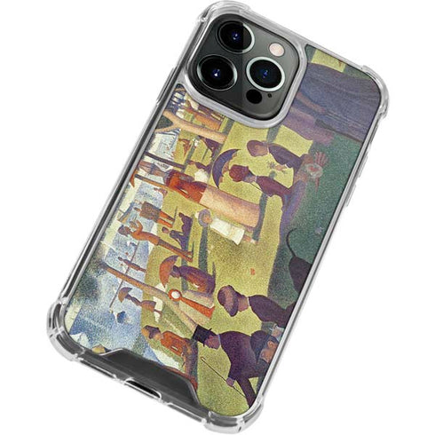 Georges Seurat Sunday Afternoon on the Island of La Grande Jatte iPhone 14 Pro Clear Case