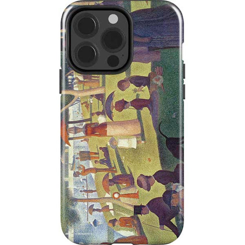 Georges Seurat Sunday Afternoon on the Island of La Grande Jatte iPhone 15 Pro Impact Case