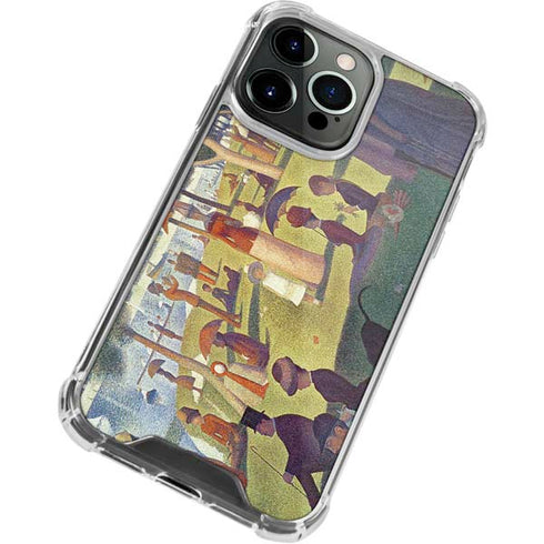 Georges Seurat Sunday Afternoon on the Island of La Grande Jatte iPhone 14 Pro Max Clear Case