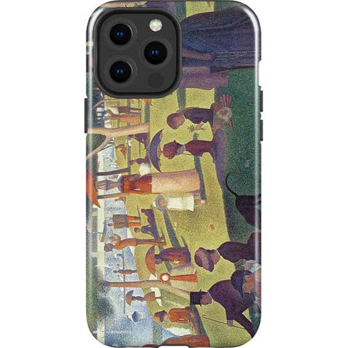 Georges Seurat Sunday Afternoon on the Island of La Grande Jatte iPhone 15 Pro Max Impact Case