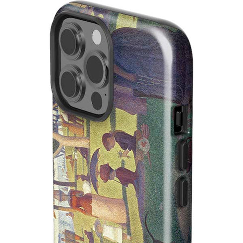 Georges Seurat Sunday Afternoon on the Island of La Grande Jatte iPhone 15 Pro Max Impact Case