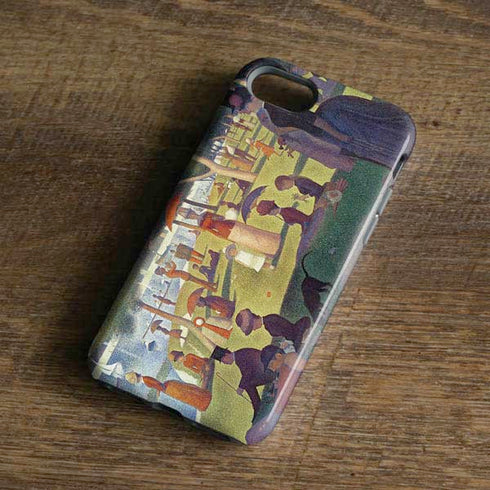 Georges Seurat Sunday Afternoon on the Island of La Grande Jatte iPhone 8 Pro Case