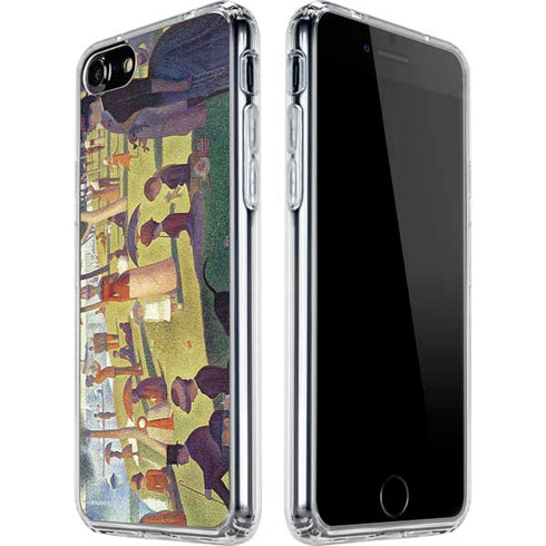 Georges Seurat Sunday Afternoon on the Island of La Grande Jatte iPhone SE (2nd & 3rd Gen) Clear Case