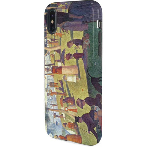 Georges Seurat Sunday Afternoon on the Island of La Grande Jatte iPhone X Pro Case