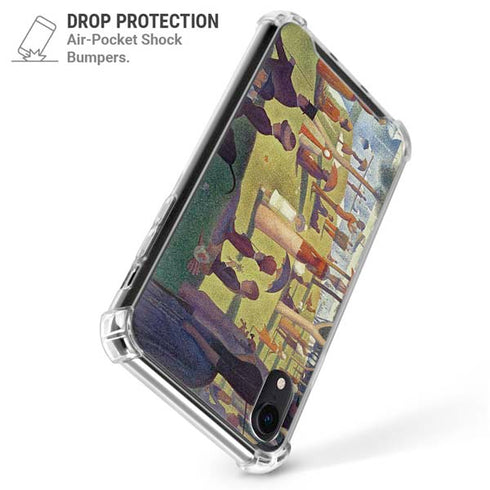 Georges Seurat Sunday Afternoon on the Island of La Grande Jatte iPhone XR Clear Case