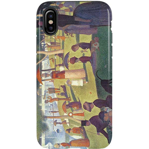 Georges Seurat Sunday Afternoon on the Island of La Grande Jatte iPhone XS Pro Case