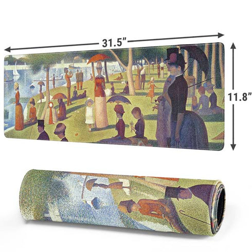 Georges Seurat Sunday Afternoon on the Island of La Grande Jatte Gaming Mouse Pad