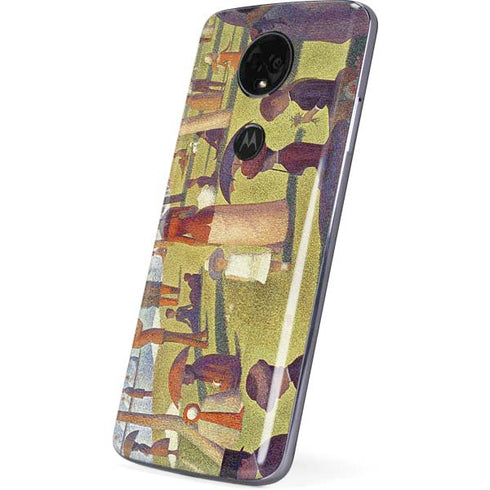 Georges Seurat Sunday Afternoon on the Island of La Grande Jatte Moto E5 Plus Skin