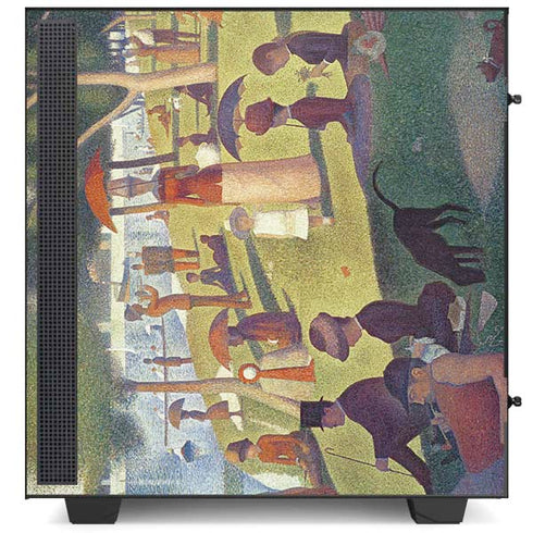 Georges Seurat Sunday Afternoon on the Island of La Grande Jatte NZXT H510 Compact ATX Mid-Tower Case Skin