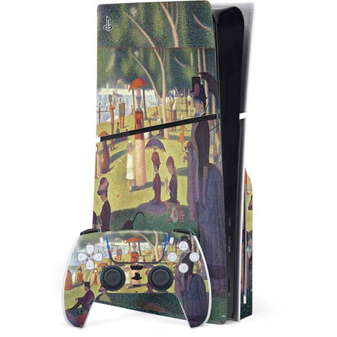 Georges Seurat Sunday Afternoon on the Island of La Grande Jatte PS5 Slim Disk Bundle Skin