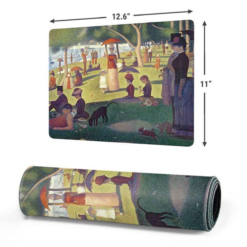 Georges Seurat Sunday Afternoon on the Island of La Grande Jatte Gaming Mouse Pad