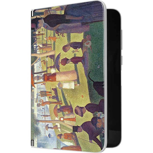 Georges Seurat Sunday Afternoon on the Island of La Grande Jatte Surface Duo Skin