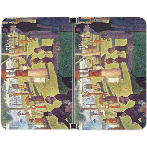 Georges Seurat Sunday Afternoon on the Island of La Grande Jatte Surface Duo Skin