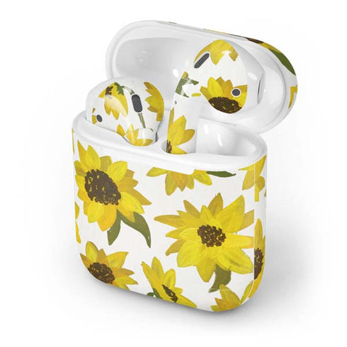 Cat Coq Sunflower Acrylic Apple AirPods Skin
