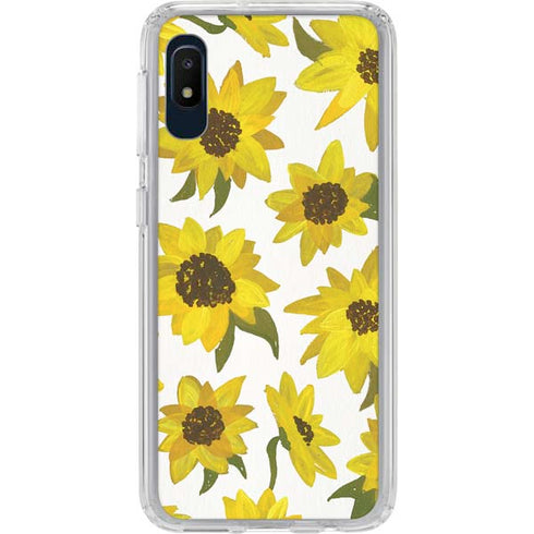 Cat Coq Sunflower Acrylic Galaxy A10e Clear Case