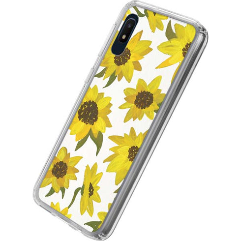 Cat Coq Sunflower Acrylic Galaxy A10e Clear Case