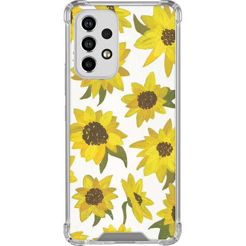 Cat Coq Sunflower Acrylic Galaxy A53 5G Clear Case
