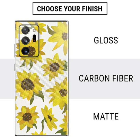 Cat Coq Sunflower Acrylic Galaxy Note20 Ultra 5G Skin
