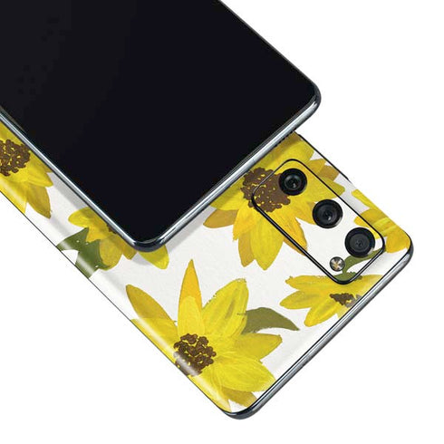 Cat Coq Sunflower Acrylic Galaxy S20 Fan Edition Skin
