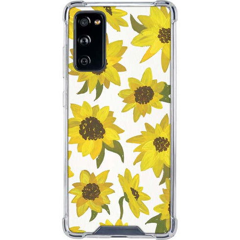 Cat Coq Sunflower Acrylic Galaxy S20 FE Clear Case