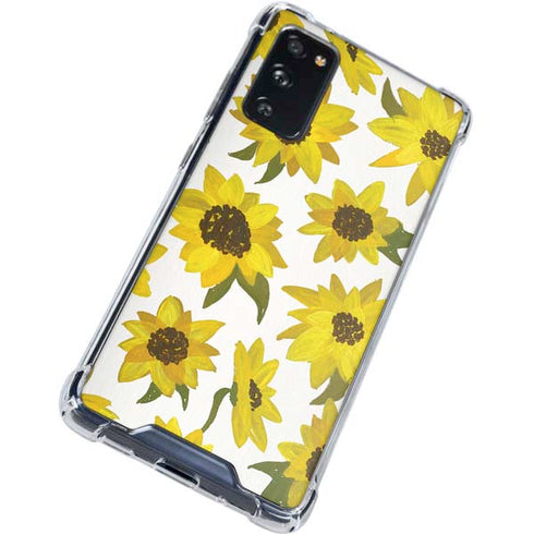 Cat Coq Sunflower Acrylic Galaxy S20 FE Clear Case