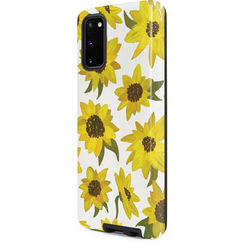 Cat Coq Sunflower Acrylic Galaxy S20 Pro Case