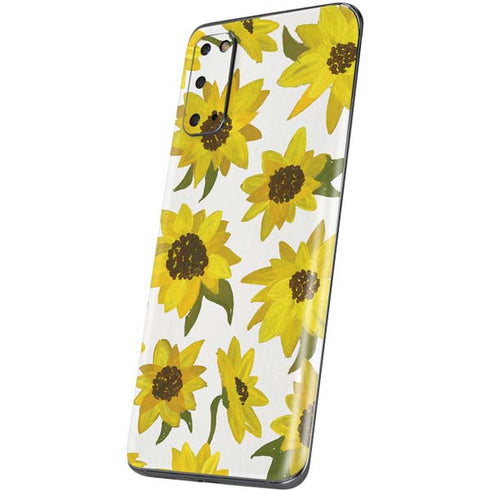 Cat Coq Sunflower Acrylic Galaxy S20 Skin