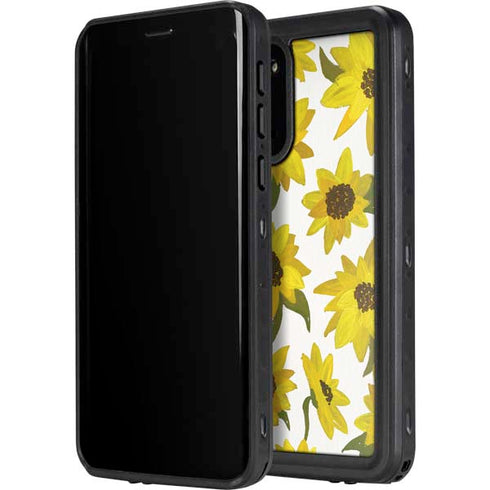 Cat Coq Sunflower Acrylic Galaxy S20 Waterproof Case