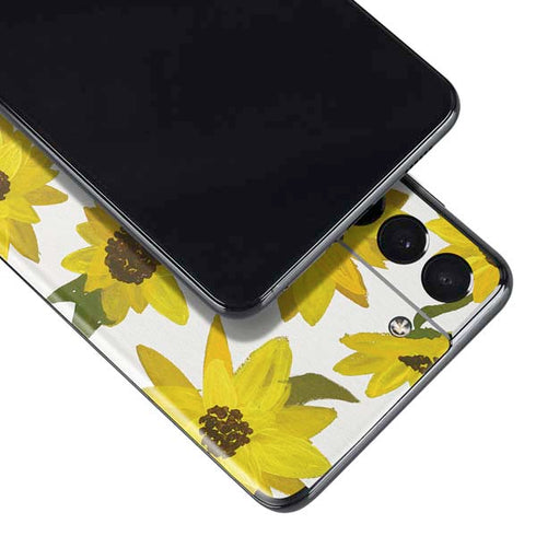 Cat Coq Sunflower Acrylic Galaxy S21 5G Skin